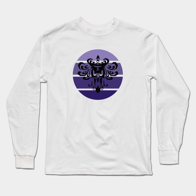 Strips within circle Haunted Mansion Long Sleeve T-Shirt by magicmirror